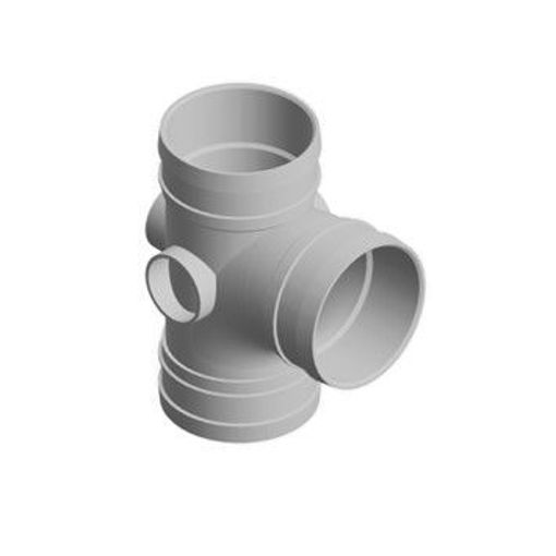 Picture of 110mm Single Branch(92 Deg) Grey