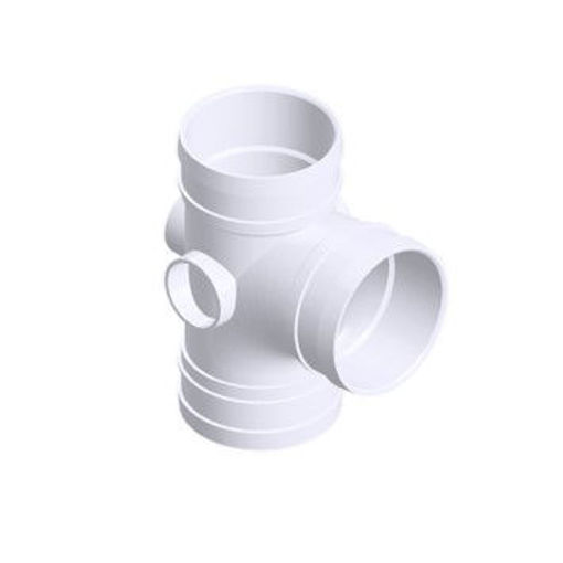 Picture of 110mm Single Branch(92 Deg) White