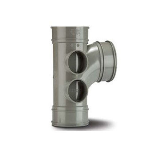 Picture of 110mm Single Branch 4 Boss(92 Deg) Grey