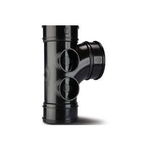 Picture of 110mm Single Branch 4 Boss(92 Deg) Black