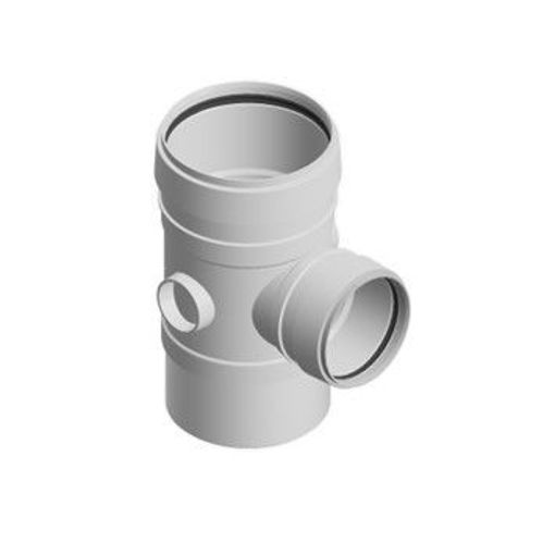 Picture of 160mm Sgt/Skt Single Branch 92.5dg (110mm Branch) Grey