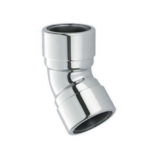 Picture of 1 1/2" McAlpine 135 Deg Chrome Plated Elbow 42B-CB