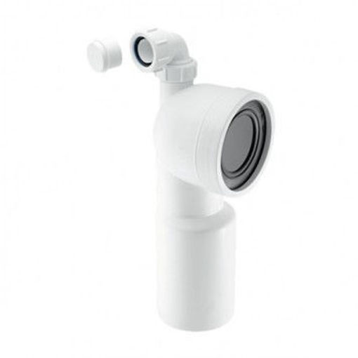 Picture of 4" 90 Deg Bend WC Connector c/w Boss