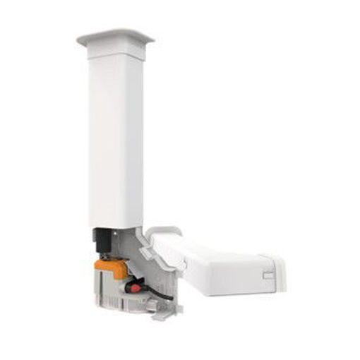 Picture of New Delta Pure White Pump In Trunking 80mm x 60mm