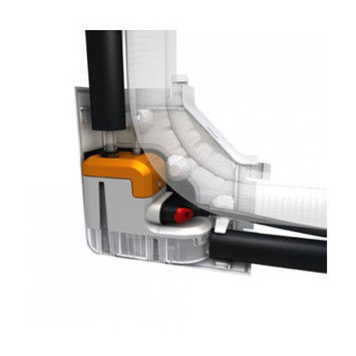 Picture of New Delta Off White Pump In Trunking 80mm x 60mm