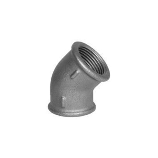 Picture of 40nb Galv Mall 45Deg Elbow 155