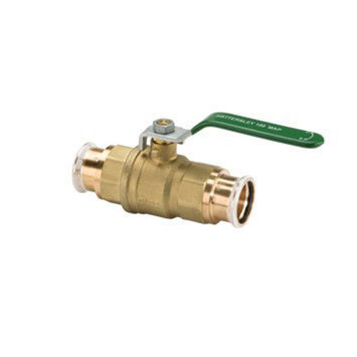 Picture of 22mm Hatts PN16 DZR Press Fit Ball Valve Extended Stem