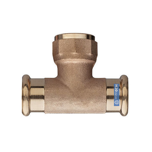 Picture of 76 x 1/2" Copper Press Female Branch Tee 8130 WRAS