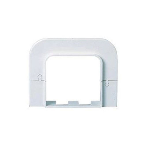 Picture of SpeediChannel (BBJ) Trunking White 105mm Flat Rosette