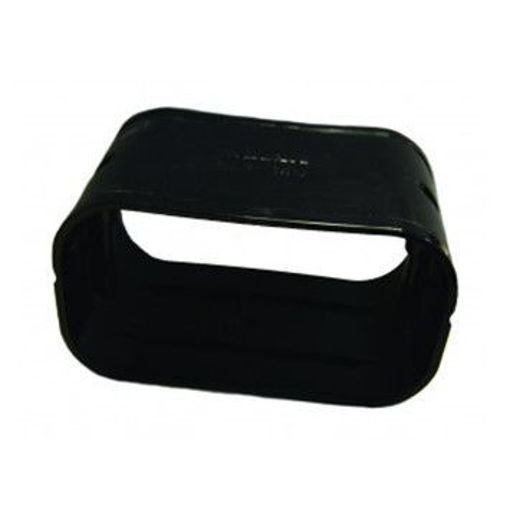 Picture of ASHP 140mm Duct Connector Black