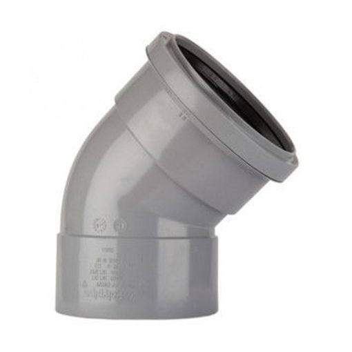 Picture of 40mm Sweep Bend (135 Deg) Grey