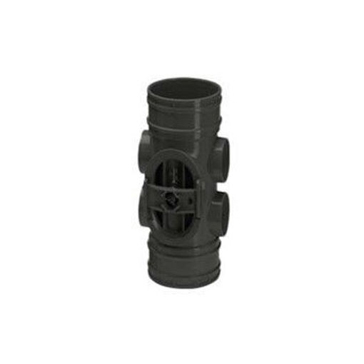 Picture of 110mm Access Pipe Connector 4 Boss Black