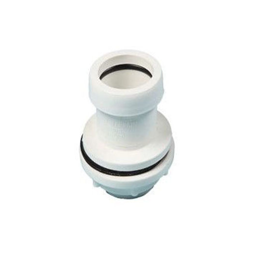 Picture of 32mm Push-Fit Tank Connector White