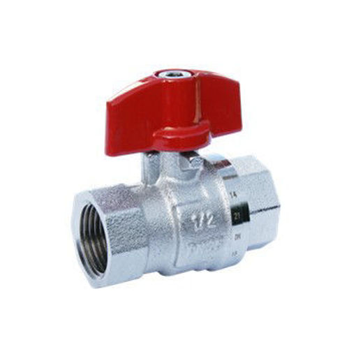 Picture of 15nb Pegler PB500T Ball Valve Red T Handle