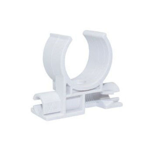 Picture of 1 1/4" Overflow Stud Mount Clip White
