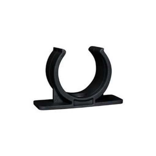 Picture of 3/4" Overflow Surface Mount Clip Black