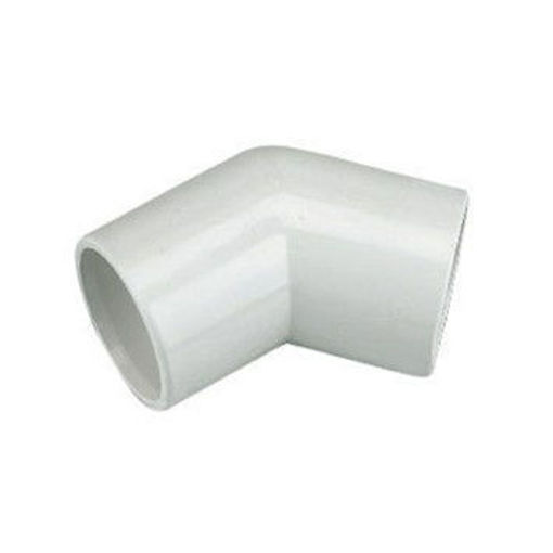 Picture of 21.5mm Overflow 135 Deg Bend White