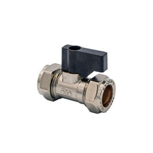 Picture of 15mm CORE Chrome Plated Service Valve c/w Lever 