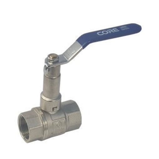 Picture of 50nb CORE750 Ball Valve Extended Spindle Blue Lever