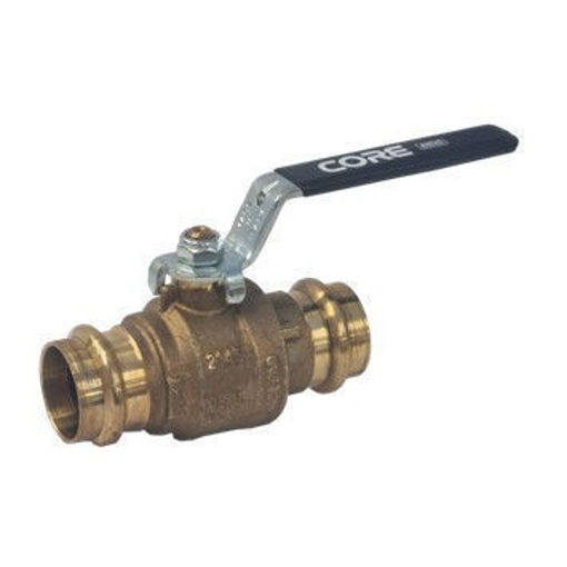 Picture of 15mm CORE171 DZR WRAS Press Fit Ends Ball Valve 55