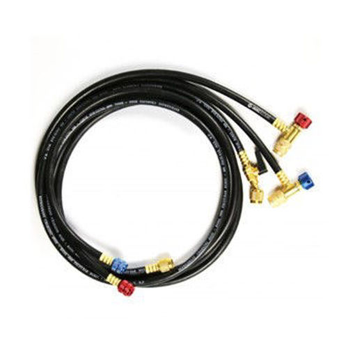 Picture of JAV-1071 Javac 72" Multi Gas Safe Seal Hoses 1/4 x 1/4"