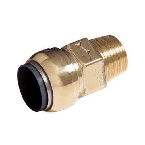 Picture of 22mm x 3/4" Sharkbite BSP Male Connector (Taper Thread)