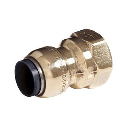 Picture of 22mm x 3/4" Sharkbite BSP Female Connector (Parallel Thread)