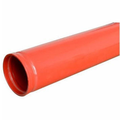 Picture of 150nb BSEN10255/10217-2 S235GT/P235GH Red Hvy Tube Grooved Half Random