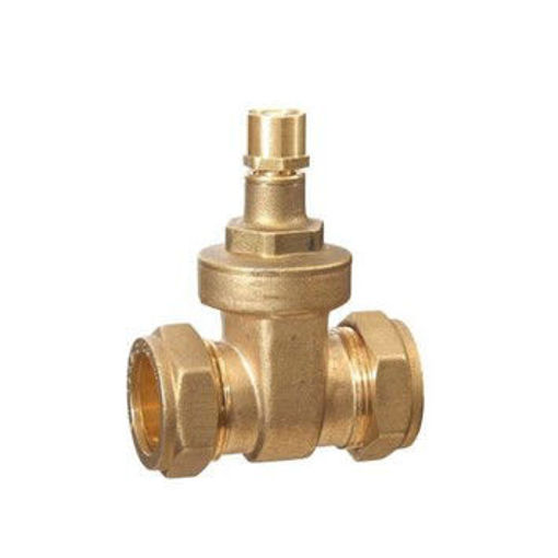 Picture of 15mm CORE Brass BS Compression LS Gatevalve 