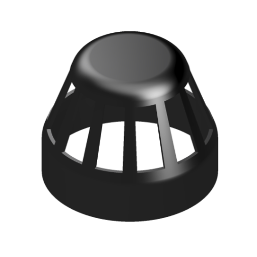 Picture of 110mm Vent Cowl Black