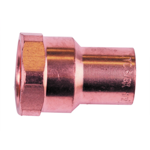 Picture of 1/2"x1/2" Copper Refrigeration Female Adaptor C x Female