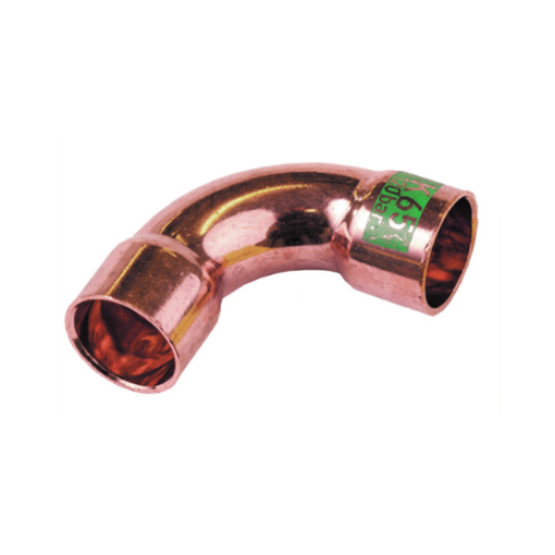 Picture of 1/2" K65 Copper 90Deg Long Radius Elbow
