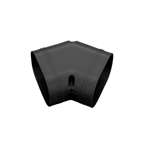 Picture of Inaba Denko 100mm 45 Deg Flat Bend - Anthracite Grey