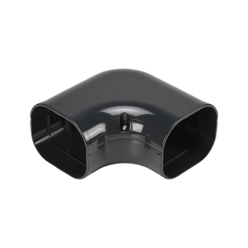 Picture of Inaba Denko 100mm 90 Deg Flat Bend - Anthracite Grey