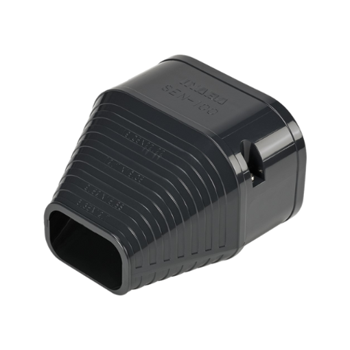 Picture of Inaba Denko 100mm Duct End - Anthracite Grey