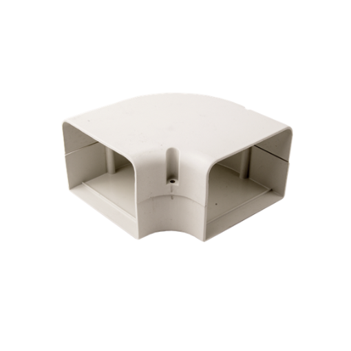 Picture of SpeediChannel (BBJ) Trunking Ivory 105mm Flat Bend 90 Degree