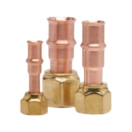 Picture of 1/2" RL-SBS Press SAE Flare Adaptor AC