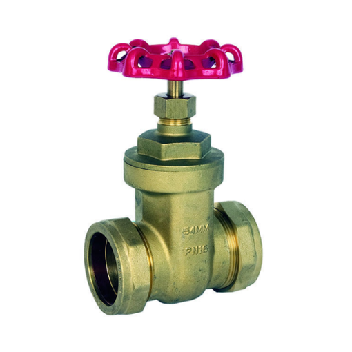 Picture of 42mm Brass BS Compression Gatevalve