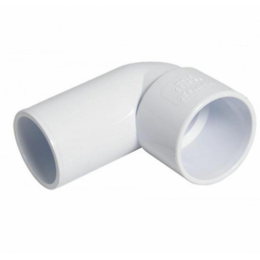 Picture of 50mm ABS Waste 90 Deg Conv Bend White