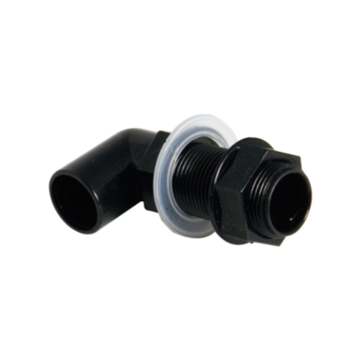 Picture of 21.5mm Overflow Bent Tank Connector Black