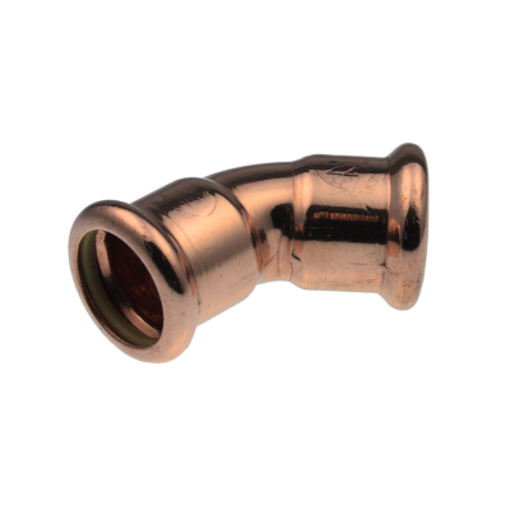 Picture of 67mm Xpress Copper *Gas* 45Dg Elbow SG21