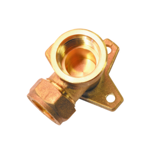 Picture of 15x1/2" CORE Compression Backplate Elbow DZR 917W