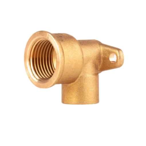 Picture of 15x1/2" CORE Solder Ring Elbow Backplate LF15