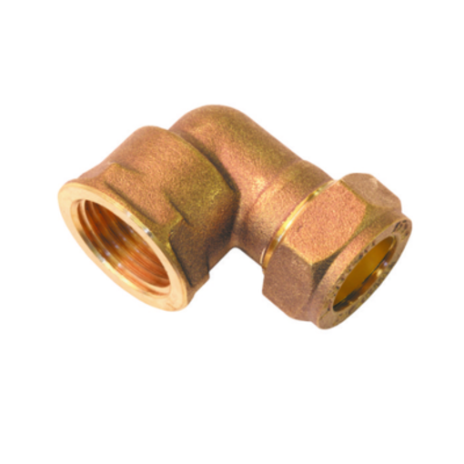 Picture of 15x3/4" CORE Brass Comp x Female Elbow 617
