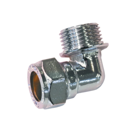 Picture of 15x1/2" CORE Comp x Male Elbow Chrome 616CP