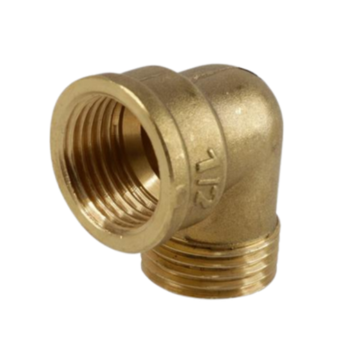 Picture of 1/2" Brass Elbow M/F 90