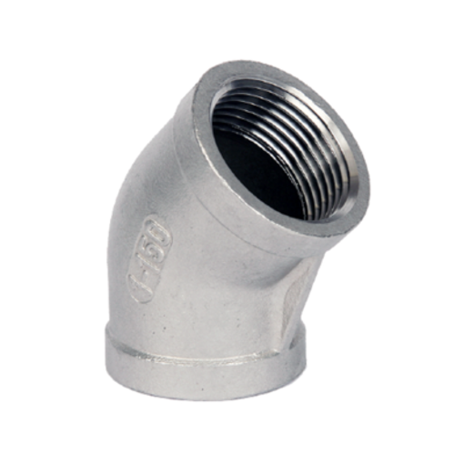 Picture of 1/2" Stainless 316 Elbow 45