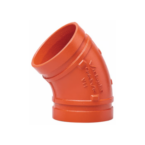 Picture of 2 1/2"/76.1mm Victaulic Elbow 45 Deg Style V11M