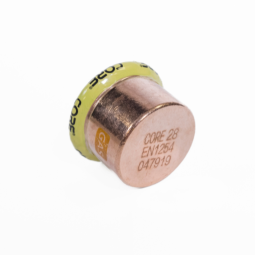 Picture of 28mm CORE Copper Press Stop End *GAS*