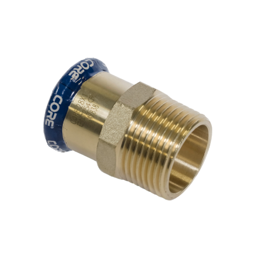 Picture of 54 x 2" CORE Copper Press Male Iron Adaptor WRAS